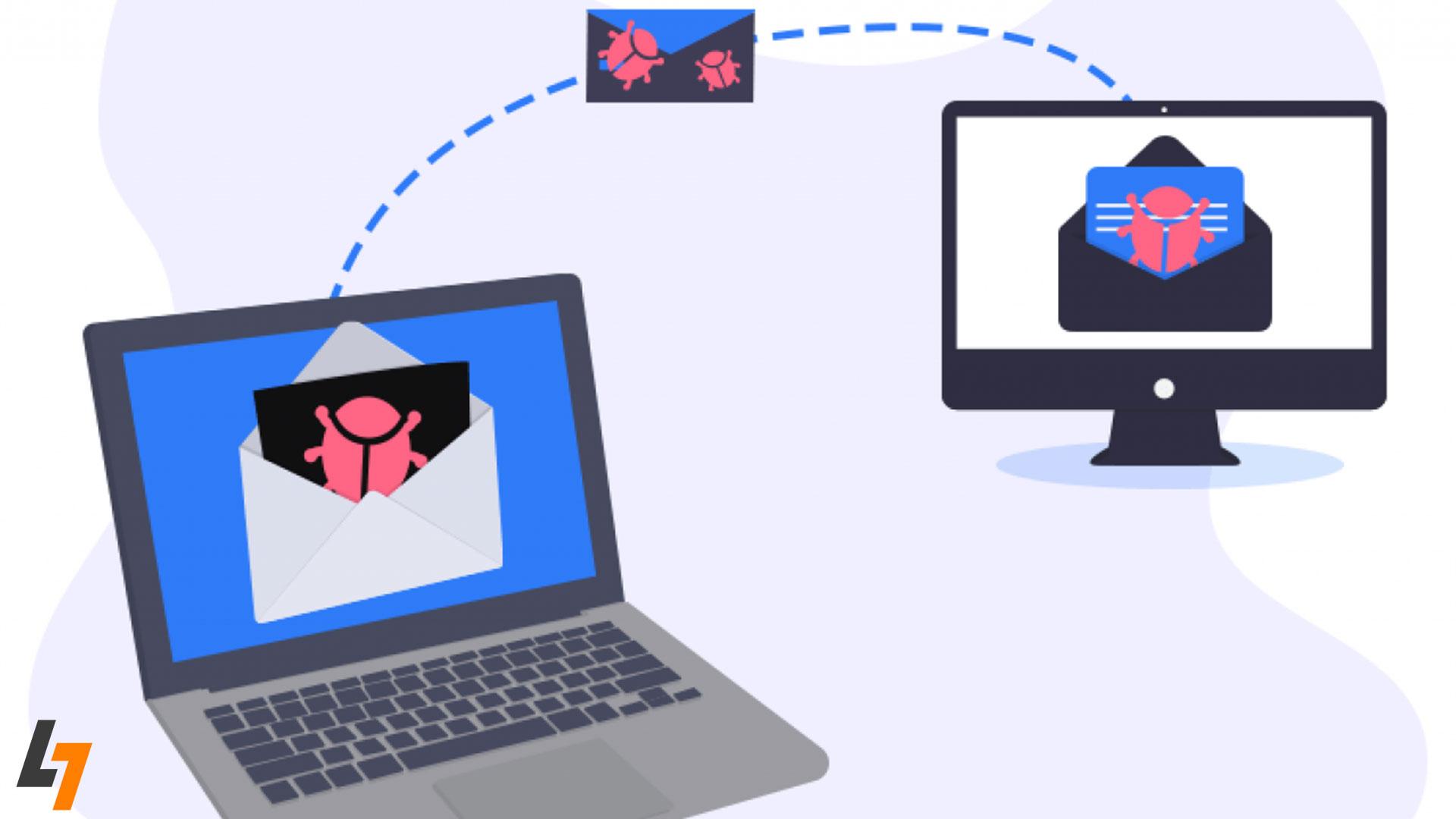 انتقال فایل ویروسی کامپیوتر به لپتاپ