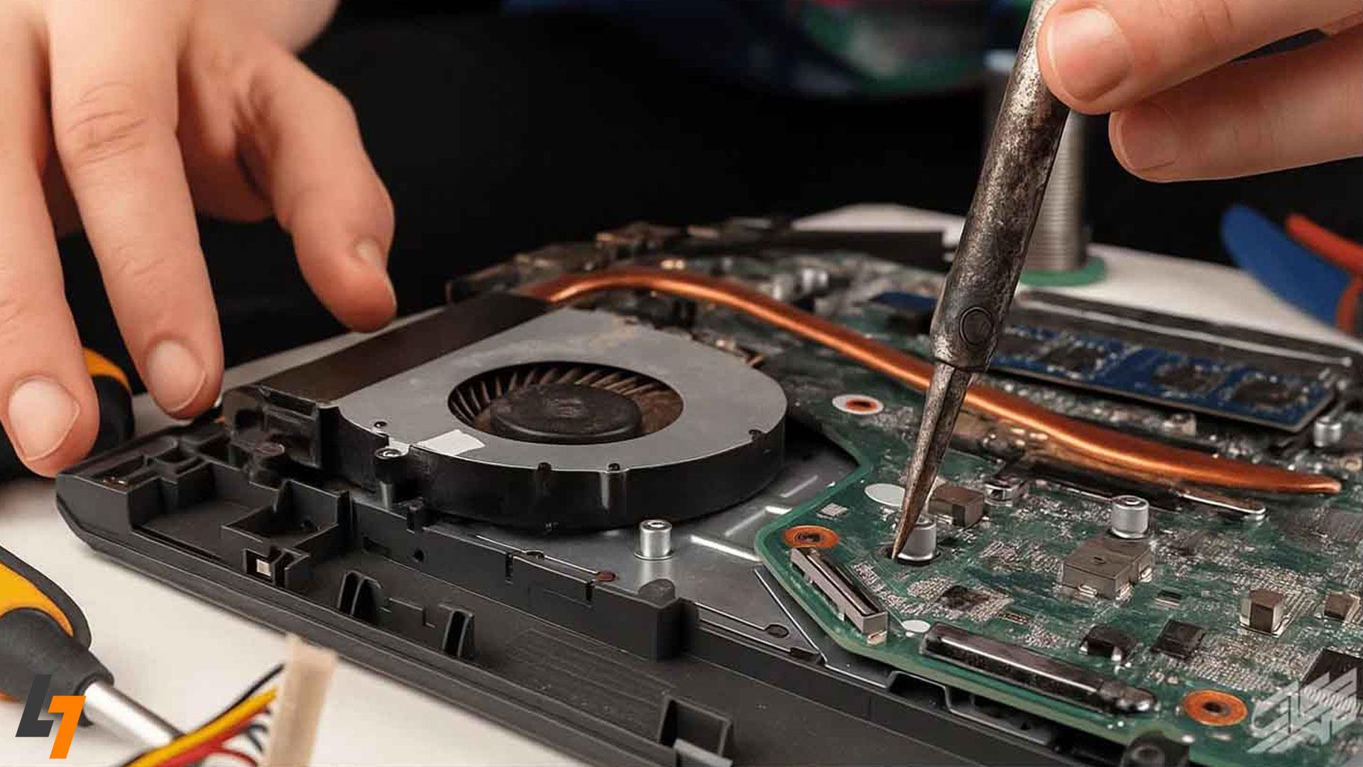 تعمیر فن خنک کننده به خاطر ایجاد صدا غیر عادی