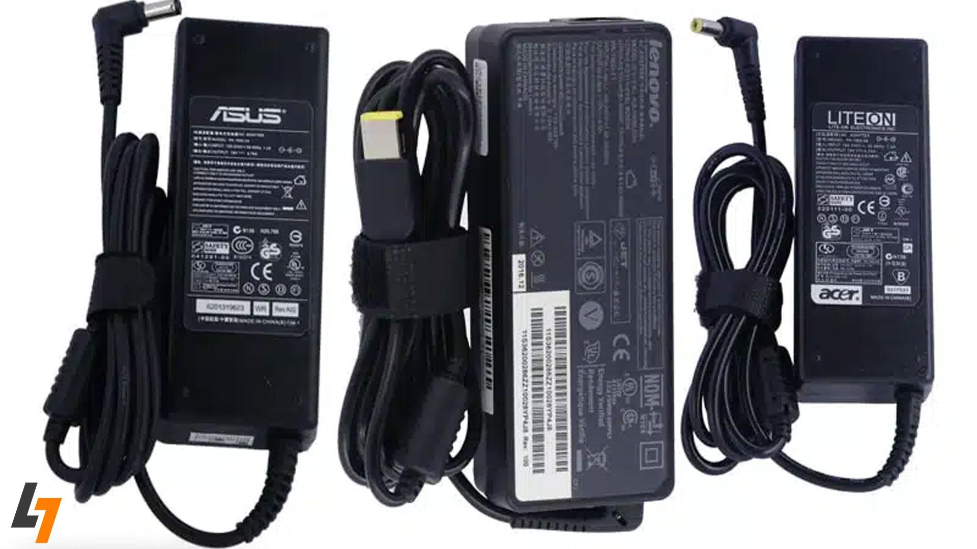 شارژر لپ‌تاپ‌های مختلف