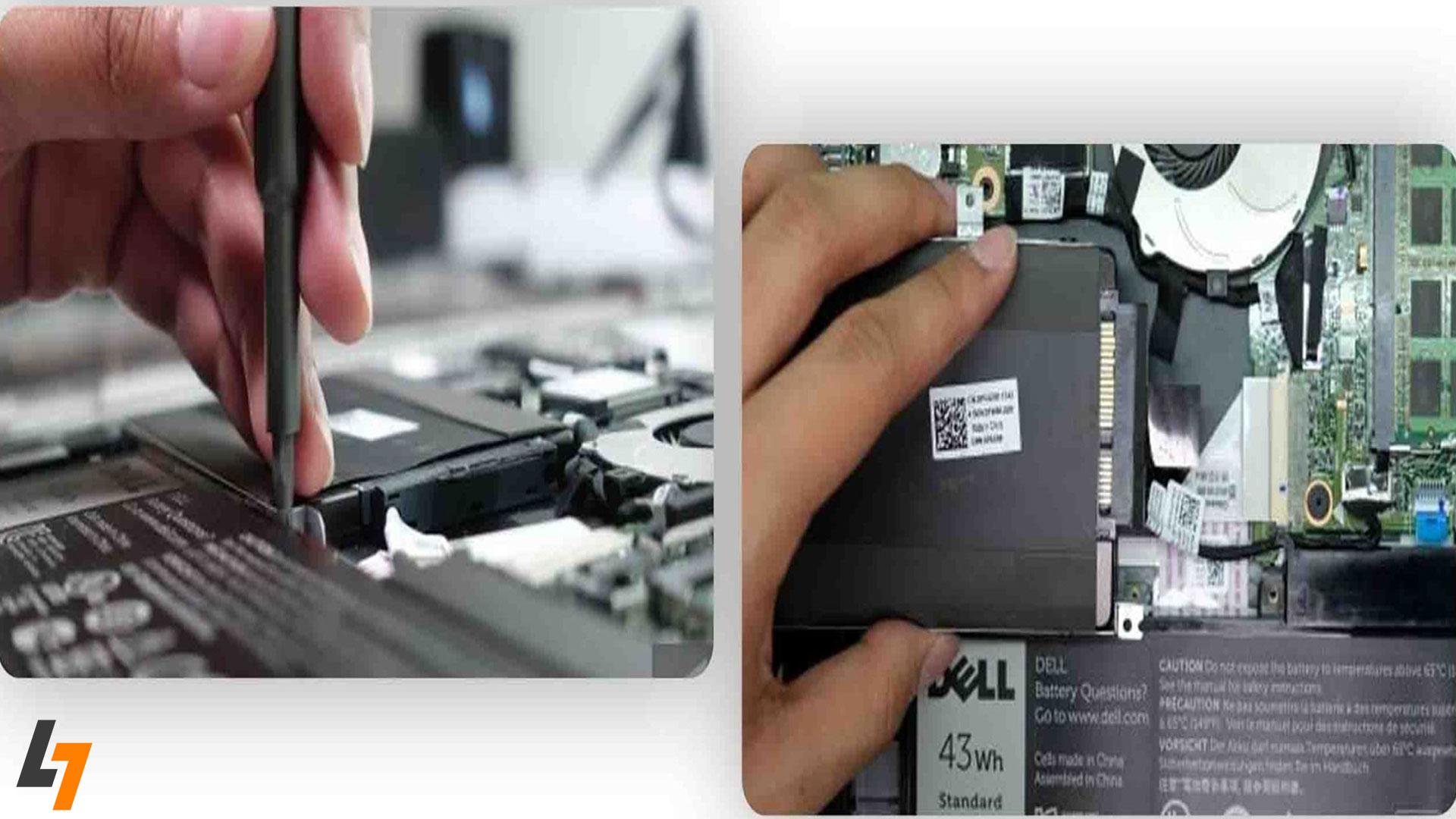 مراحل تعویض هارد لپتاپ