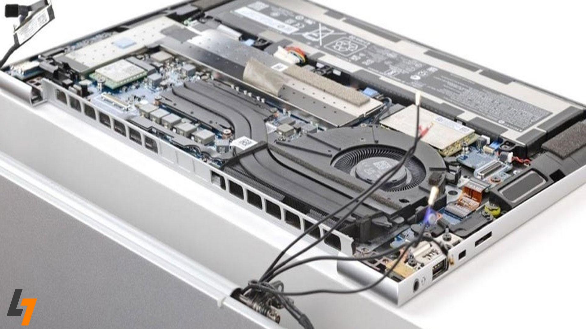 ساختار داخلی لپ‌تاپ‌ اچ‌پی 